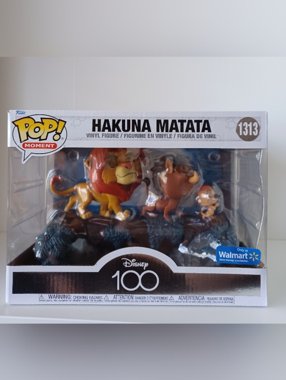 Disney 100 Hakuna Matata The Lion King 1313 Movie Moment Vinyl Figure Funko Pop